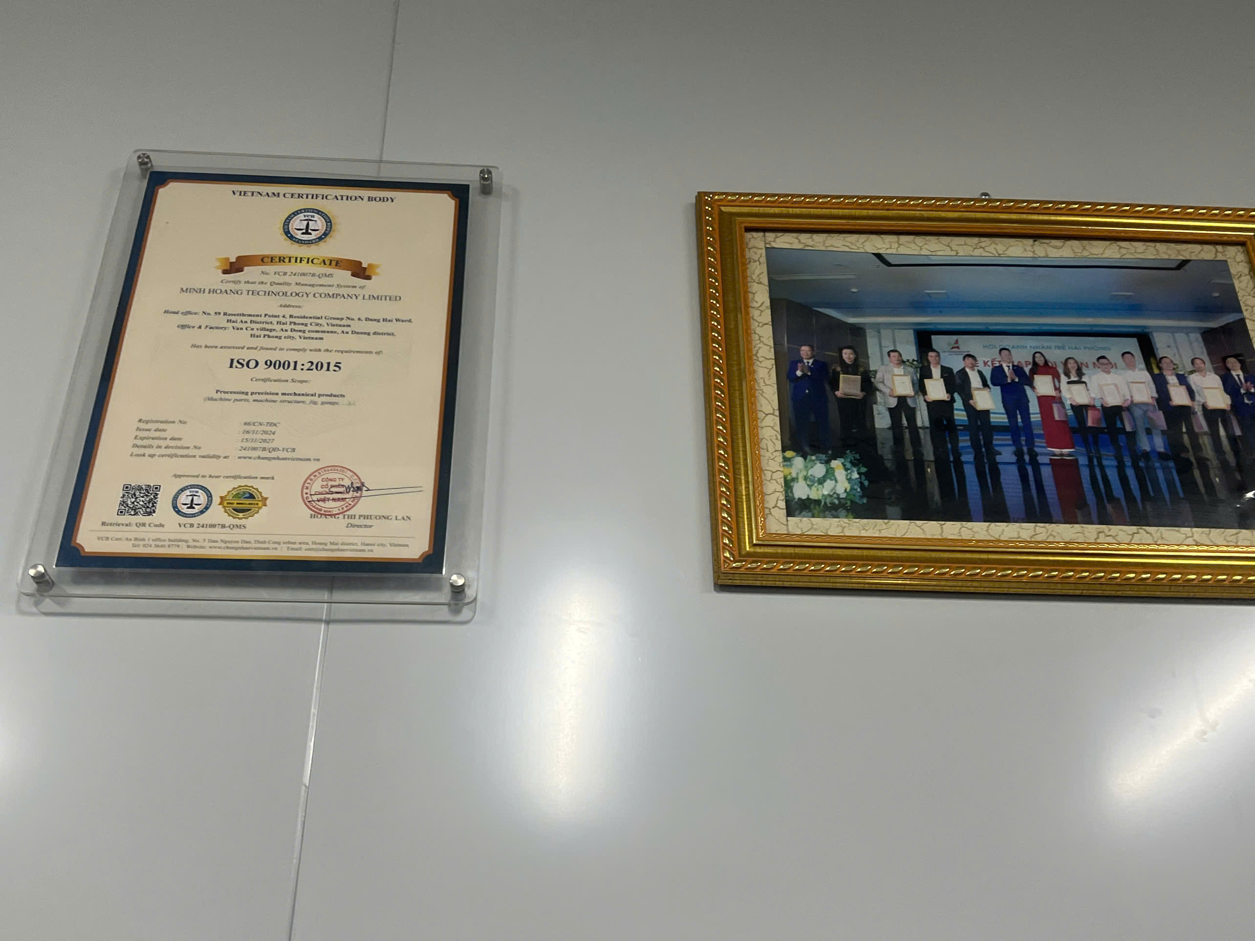 Certificate of ISO 9001-2015
